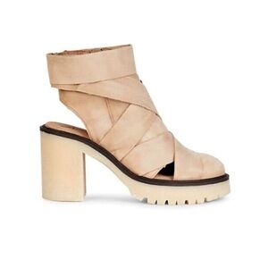 Free People Blake Platform Leather Ankle Boot